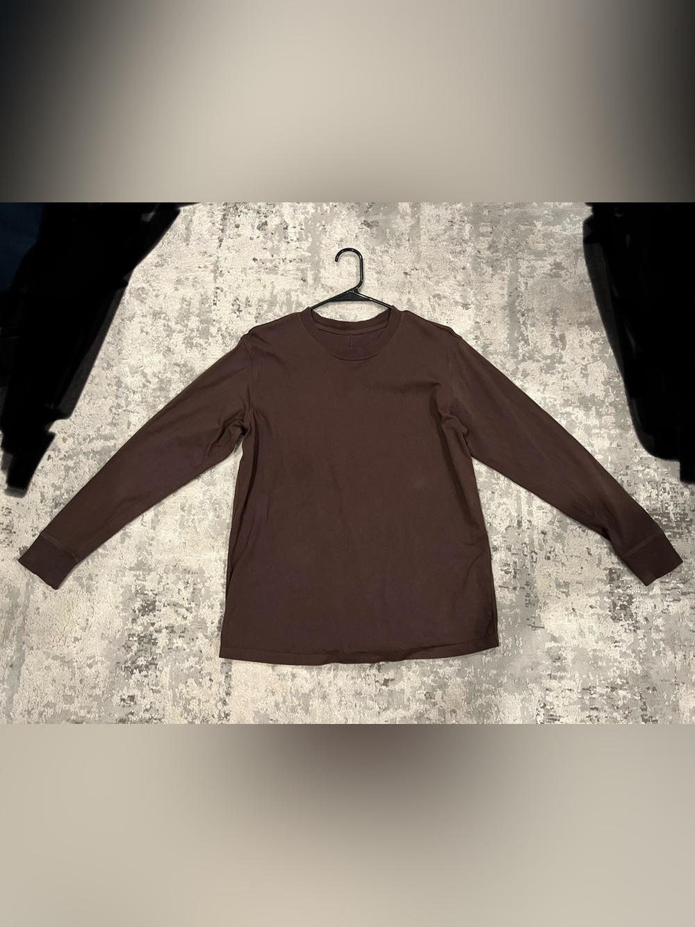EUC lululemon all yours long sleeve shirt heavyweight size 6 brown